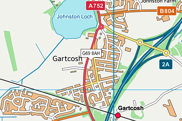 G69 8AH map - OS VectorMap District (Ordnance Survey) G69 8AH map - OS VectorMap District (Ordnance Survey)