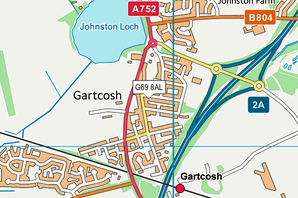 G69 8AL map - OS VectorMap District (Ordnance Survey) G69 8AL map - OS VectorMap District (Ordnance Survey)
