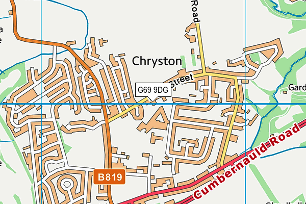 G69 9DG map - OS VectorMap District (Ordnance Survey) G69 9DG map - OS VectorMap District (Ordnance Survey)