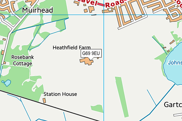 G69 9EU map - OS VectorMap District (Ordnance Survey) G69 9EU map - OS VectorMap District (Ordnance Survey)