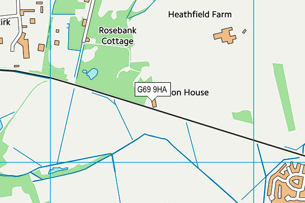 G69 9HA map - OS VectorMap District (Ordnance Survey) G69 9HA map - OS VectorMap District (Ordnance Survey)