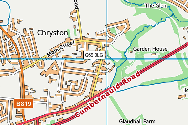 G69 9LG map - OS VectorMap District (Ordnance Survey) G69 9LG map - OS VectorMap District (Ordnance Survey)