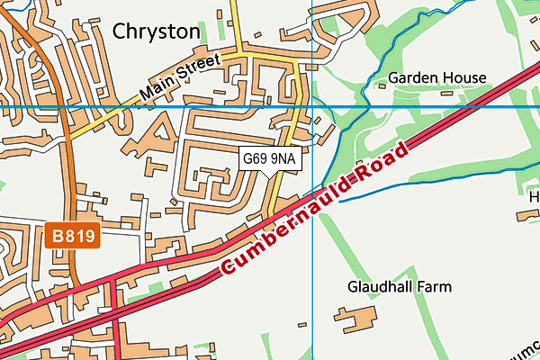 G69 9NA map - OS VectorMap District (Ordnance Survey) G69 9NA map - OS VectorMap District (Ordnance Survey)