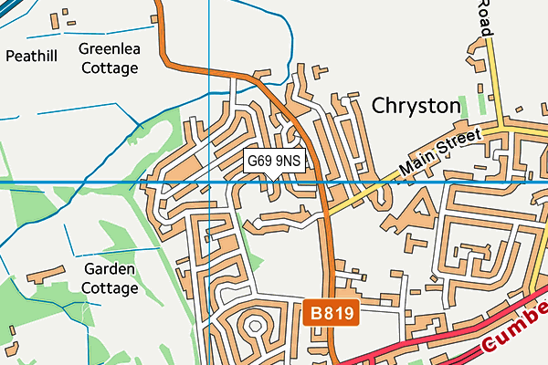 G69 9NS map - OS VectorMap District (Ordnance Survey) G69 9NS map - OS VectorMap District (Ordnance Survey)