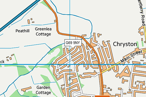 G69 9NY map - OS VectorMap District (Ordnance Survey) G69 9NY map - OS VectorMap District (Ordnance Survey)