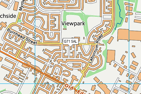 G71 5AL map - OS VectorMap District (Ordnance Survey)