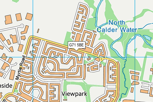 G71 5BE map - OS VectorMap District (Ordnance Survey) G71 5BE map - OS VectorMap District (Ordnance Survey)