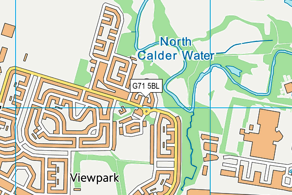 G71 5BL map - OS VectorMap District (Ordnance Survey) G71 5BL map - OS VectorMap District (Ordnance Survey)