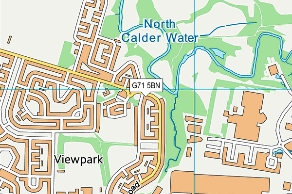 G71 5BN map - OS VectorMap District (Ordnance Survey) G71 5BN map - OS VectorMap District (Ordnance Survey)