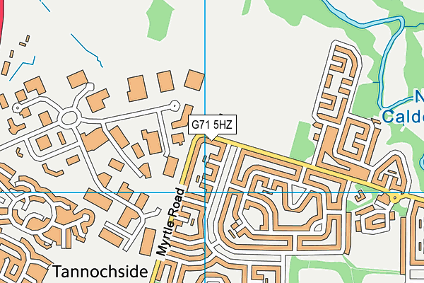 G71 5HZ map - OS VectorMap District (Ordnance Survey) G71 5HZ map - OS VectorMap District (Ordnance Survey)