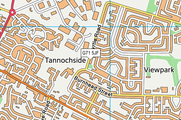 G71 5JF map - OS VectorMap District (Ordnance Survey) G71 5JF map - OS VectorMap District (Ordnance Survey)