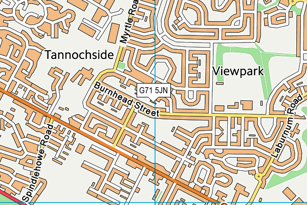 G71 5JN map - OS VectorMap District (Ordnance Survey) G71 5JN map - OS VectorMap District (Ordnance Survey)