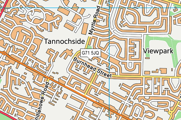 G71 5JQ map - OS VectorMap District (Ordnance Survey) G71 5JQ map - OS VectorMap District (Ordnance Survey)