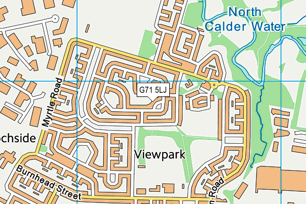 G71 5LJ map - OS VectorMap District (Ordnance Survey) G71 5LJ map - OS VectorMap District (Ordnance Survey)