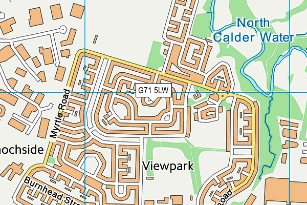 G71 5LW map - OS VectorMap District (Ordnance Survey) G71 5LW map - OS VectorMap District (Ordnance Survey)