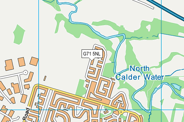 G71 5NL map - OS VectorMap District (Ordnance Survey)