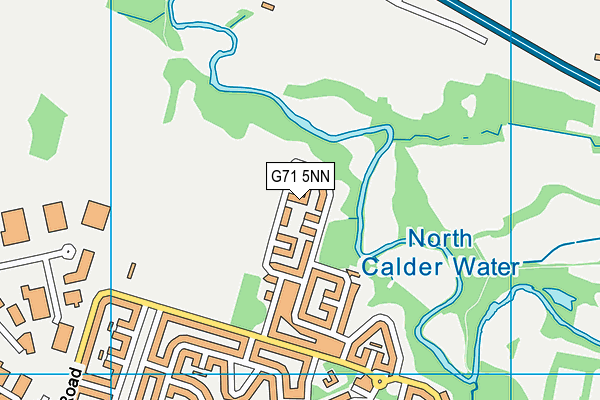 G71 5NN map - OS VectorMap District (Ordnance Survey)