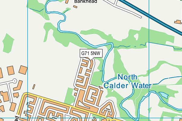G71 5NW map - OS VectorMap District (Ordnance Survey) G71 5NW map - OS VectorMap District (Ordnance Survey)