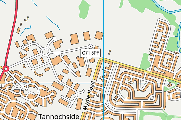 G71 5PF map - OS VectorMap District (Ordnance Survey) G71 5PF map - OS VectorMap District (Ordnance Survey)