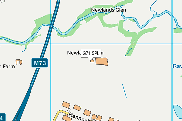 G71 5PL map - OS VectorMap District (Ordnance Survey)