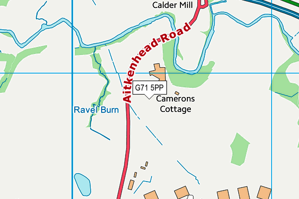 G71 5PP map - OS VectorMap District (Ordnance Survey) G71 5PP map - OS VectorMap District (Ordnance Survey)