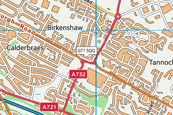 G71 5QQ map - OS VectorMap District (Ordnance Survey) G71 5QQ map - OS VectorMap District (Ordnance Survey)