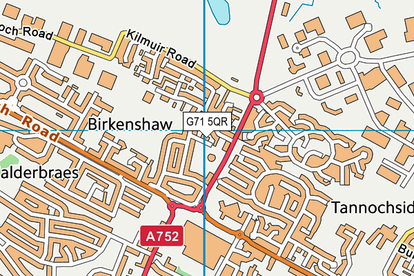 G71 5QR map - OS VectorMap District (Ordnance Survey) G71 5QR map - OS VectorMap District (Ordnance Survey)