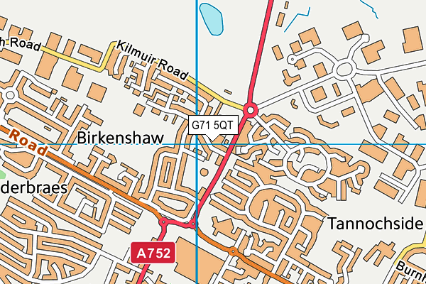 G71 5QT map - OS VectorMap District (Ordnance Survey) G71 5QT map - OS VectorMap District (Ordnance Survey)