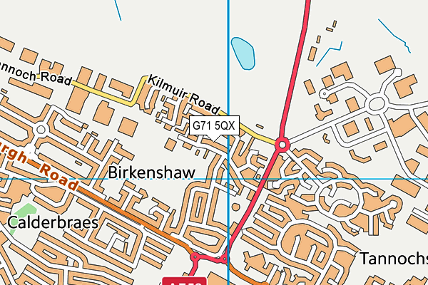G71 5QX map - OS VectorMap District (Ordnance Survey) G71 5QX map - OS VectorMap District (Ordnance Survey)