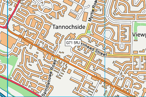 G71 5RJ map - OS VectorMap District (Ordnance Survey) G71 5RJ map - OS VectorMap District (Ordnance Survey)