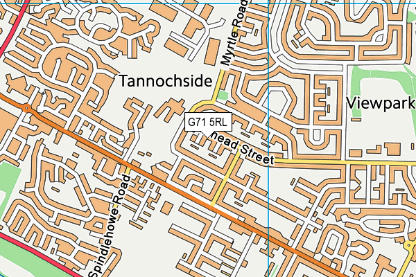 G71 5RL map - OS VectorMap District (Ordnance Survey) G71 5RL map - OS VectorMap District (Ordnance Survey)