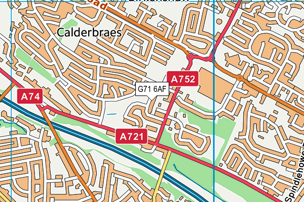 G71 6AF map - OS VectorMap District (Ordnance Survey) G71 6AF map - OS VectorMap District (Ordnance Survey)