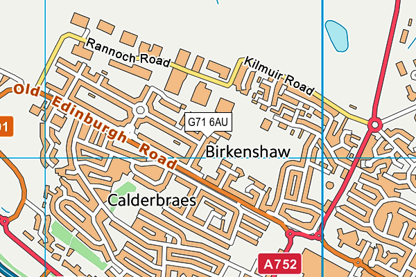 G71 6AU map - OS VectorMap District (Ordnance Survey) G71 6AU map - OS VectorMap District (Ordnance Survey)