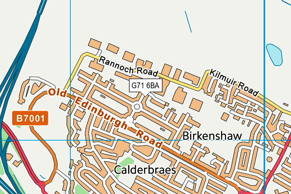G71 6BA map - OS VectorMap District (Ordnance Survey) G71 6BA map - OS VectorMap District (Ordnance Survey)