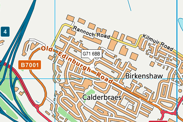 G71 6BB map - OS VectorMap District (Ordnance Survey) G71 6BB map - OS VectorMap District (Ordnance Survey)