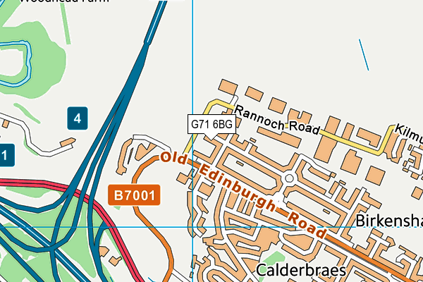 G71 6BG map - OS VectorMap District (Ordnance Survey) G71 6BG map - OS VectorMap District (Ordnance Survey)