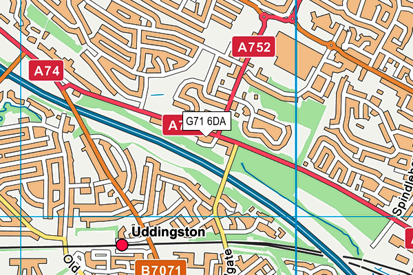 G71 6DA map - OS VectorMap District (Ordnance Survey) G71 6DA map - OS VectorMap District (Ordnance Survey)