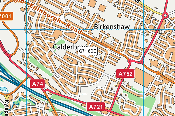 G71 6DE map - OS VectorMap District (Ordnance Survey) G71 6DE map - OS VectorMap District (Ordnance Survey)