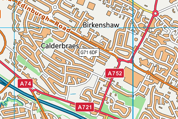 G71 6DF map - OS VectorMap District (Ordnance Survey) G71 6DF map - OS VectorMap District (Ordnance Survey)