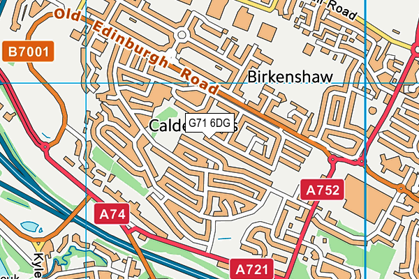 G71 6DG map - OS VectorMap District (Ordnance Survey) G71 6DG map - OS VectorMap District (Ordnance Survey)
