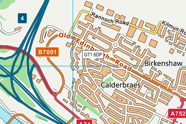 G71 6DP map - OS VectorMap District (Ordnance Survey) G71 6DP map - OS VectorMap District (Ordnance Survey)