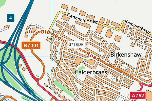 G71 6DR map - OS VectorMap District (Ordnance Survey) G71 6DR map - OS VectorMap District (Ordnance Survey)