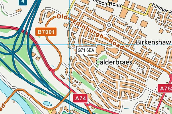 G71 6EA map - OS VectorMap District (Ordnance Survey) G71 6EA map - OS VectorMap District (Ordnance Survey)