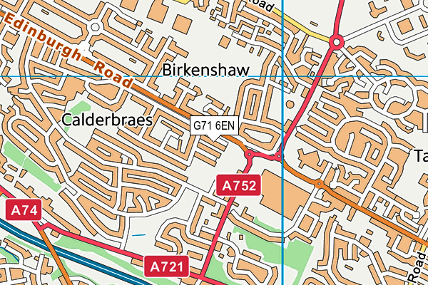G71 6EN map - OS VectorMap District (Ordnance Survey) G71 6EN map - OS VectorMap District (Ordnance Survey)