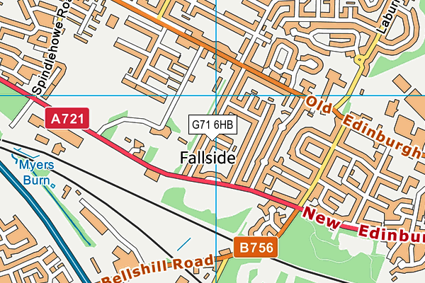 G71 6HB map - OS VectorMap District (Ordnance Survey) G71 6HB map - OS VectorMap District (Ordnance Survey)
