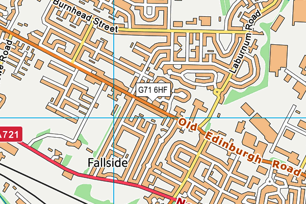 G71 6HF map - OS VectorMap District (Ordnance Survey) G71 6HF map - OS VectorMap District (Ordnance Survey)