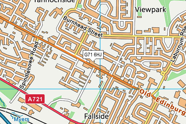 G71 6HJ map - OS VectorMap District (Ordnance Survey) G71 6HJ map - OS VectorMap District (Ordnance Survey)
