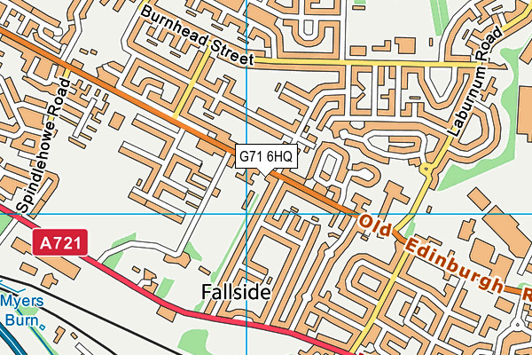 G71 6HQ map - OS VectorMap District (Ordnance Survey) G71 6HQ map - OS VectorMap District (Ordnance Survey)