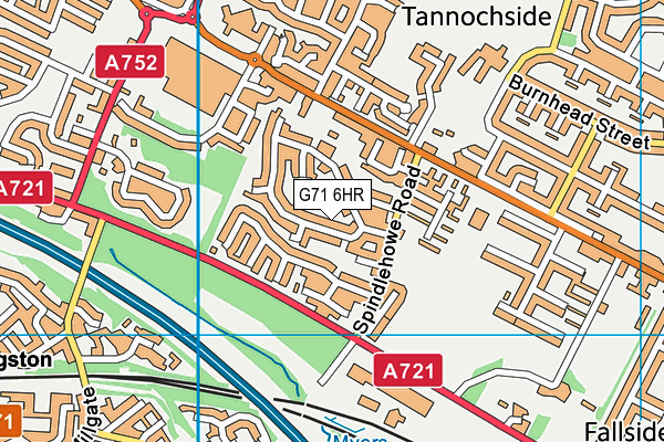 G71 6HR map - OS VectorMap District (Ordnance Survey) G71 6HR map - OS VectorMap District (Ordnance Survey)