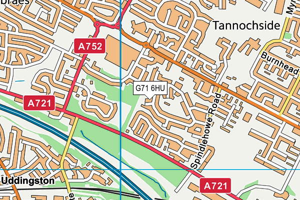 G71 6HU map - OS VectorMap District (Ordnance Survey) G71 6HU map - OS VectorMap District (Ordnance Survey)